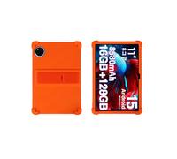 Custodia protettiva per tablet DOOGEE U11 2025 da 11" Android 15, custodia antiurto in silicone, sottile e resistente, impermeabile, antigraffio, arancione