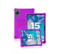 Custodia protettiva per tablet DOOGEE U11 da 11", in morbido silicone, con supporto antiscivolo, antiurto e resistente alle cadute, colore: viola