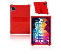 Custodia protettiva per tablet DOOGEE U11/DOOGEE U11Pro da 11 pollici 2025, custodia per tablet delicata sulla pelle in morbido silicone con supporto regolabile (rosso)