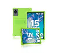 Custodia protettiva per tablet DOOGEE U11 Pro 11" 2025, custodia morbida in silicone delicato sulla pelle per DOOGEE U11Pro con supporto regolabile (verde)