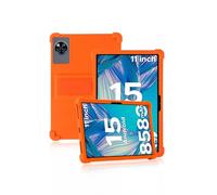 Custodia protettiva per tablet DOOGEE U11 Pro 11" 2025, custodia morbida in silicone delicato sulla pelle per DOOGEE U11Pro con supporto regolabile (arancione)