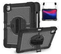 Custodia protettiva per tablet in silicone e PC 3-in-1 con supporto rotante a 360°, cinturino per il polso, cinturino per la spalla e protezione antiurto rinforzata Ipad Mini4,IPad 10.2 7th gen 2019,I