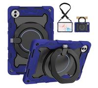 Custodia protettiva per tablet Kids Case for Honor Pad 20 (12.1") Tablet Cover,Heavy Duty Shockproof TPU Case Kickstand Rugged Protective Cover with Shoulder Strap Protezione resistente(Dark Blue)