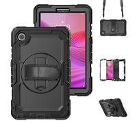 Custodia protettiva per tablet per Lenovo Tab One 8,7 pollici Custodia K9 TB305FU con protezione dello schermo, custodia antiurto con rotazione a 360° cinturino per mano / supporto per Lenovo Tab One