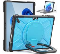 Custodia protettiva per tablet resistente e antiurto per Microsoft Surface Go 4/3/2/1 da 10,5 pollici, robusta custodia protettiva con cavalletto con maniglia di supporto, copertura protettiva