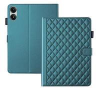 Custodia protettiva per tablet Xiaomi Redmi Pad Pro 12,1 pollici 2024 con staffa guscio in PU e TPU con slot per schede, antiurto, custodia sottile, protezione resistente (verde)
