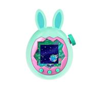 Custodia protettiva per Tamagotchi Paradise con orecchie da coniglietto, in morbido silicone, antiscivolo e antigraffio, colore verde