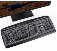 Custodia protettiva per tastiera Logitech MK320, YR002, Y-R0009, MK335, MK300, K330 - Parte 316G115 Wireless Desktop Keyboard Accessori, cover protettiva in silicone, nero