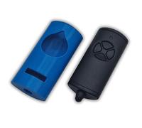 Custodia Protettiva per Telecomando Garage Hormann HSE4 868 BS - Custodia Resistente Anti-Caduta Compatibile con Telecomando Porta Garage (Blu)