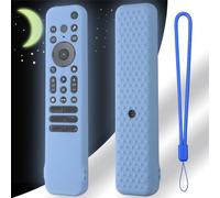 Custodia protettiva per telecomando Sony RMF-TX810U/RMF-TX811U/RMF-TX910U, custodia morbida in silicone, antiurto, antiscivolo, con cordino (blu luminoso)