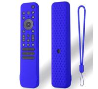 Custodia protettiva per telecomando Sony RMF-TX810U/RMF-TX811U/RMF-TX910U, custodia morbida in silicone antiurto antiscivolo con cordino (blu)
