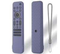 Custodia protettiva per telecomando Sony RMF-TX810U/RMF-TX811U/RMF-TX910U, in morbido silicone, antiurto, antiscivolo, con cordino (grigio lavanda)