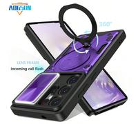 Custodia protettiva per telefono con supporto ad anello rotante a 360°, magnetica e anti-caduta, compatibile con Apple 11/12/13/14/15/16 Pro Max, Galaxy S22/23/24+, OPPO, VIVO, Realme, Pixel 6/7/8/9 P