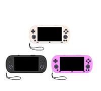 Custodia protettiva per Trimui Smart Pro 5 pollici Console di gioco Anti-caduta Protezione integrale in silicone Antiurto Antigraffio Guscio protettivo della copertura con design ergonomico (Nero)