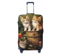 Custodia protettiva per valigia ad alta elasticità con stampa di simpatico orso Kara, custodia universale antigraffio per valigia da viaggio per uomo e donna.