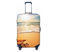 Custodia protettiva per valigia ad alta elasticità con stampa di un simpatico bulldog, custodia universale antigraffio per valigia da viaggio per uomo e donna.