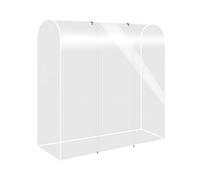 Custodia Protettiva per Vestiti, Telo Copri Stender Vestiti in PEVA Buste Copriabiti Antipolvere Trasparenti, Copertura per Appendiabiti per Resistente All'umidità Della Polvere (120×50×150 cm)