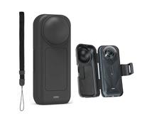 Custodia protettiva per X5/X4 Case, custodia protettiva con obiettivo Protezione schermo completa Case, Anti Drop Antipolvere Custodia per fotocamera 360 X5 Accessori
