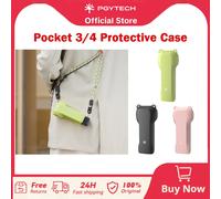 PGYTECH Custodia Protettiva per DJI Osmo Pocket 3 / Pocket 4, Cover Protezione Gimbal Completa con Slot per Schede MicroSD e Filtri Magnetici, Accessori Fotocamera (Verde Lime)
