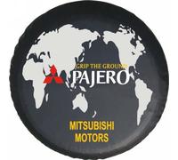 Custodia Protettiva Pneumatici, per Mitsubishi Pajero V73 V77 2008-2011 Custodia per Ruota di Scorta Resistente alla Polvere E all'Acqua Autoveicoli,D16in