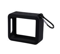 Custodia protettiva portatile in silicone per altoparlanti JBL GO 2 e GO ES, custodia compatta 10 x 7 x 3 cm con cinturino in PU, accessorio da viaggio in nero, grigio, rosso o blu