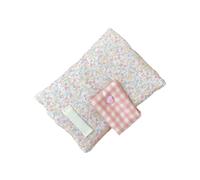 Custodia protettiva portatile in tessuto con fiocco e motivo floreale, per schizzi, studio e viaggi