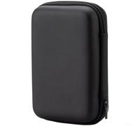 Custodia protettiva portatile per disco rigido da 2,5 pollici, in EVA, per SSD e disco esterno, antiurto, per cuffie, schede da gioco USB, colore nero, 14 x 10 x 4 cm