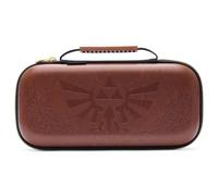 Custodia protettiva PowerA per Nintendo Switch 2 - Hyrule Crest, licenza ufficiale, custodia rigida da trasporto, spazio per 9 cartucce e 2 microSD Express, supporto da tavolo integrato