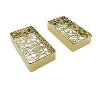 Custodia protettiva professionale per pickup per chitarra cava Humbucker Copertura per miglioramento del suono per pickup elettrico Copertura Humbucker in rame