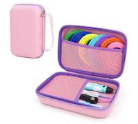 Custodia protettiva rigida compatibile con penna per stampa 3D SCRIB3D P1 / penna MYNT3D 3D / penna per stampa 3D FreeSculpt 3D, custodia universale per penne 3D (solo custodia), rosa