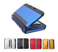 Custodia protettiva rigida in alluminio e plastica blu per Nintendo New 3DS XL LL (modello 2015)