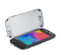 Custodia protettiva rigida in PC per Switch 2, copertura antiurto integrale con design a flip, guscio trasparente per console NintendoSwitch 2, accessori antigraffio (trasparente)