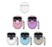 Custodia protettiva rigida in TPU per accessori G00gle Pixel Buds Pro 2 (grigio trasparente)