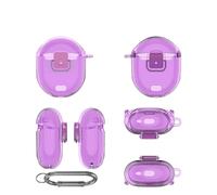 Custodia protettiva rigida in TPU per accessori G00gle Pixel Buds Pro 2 (viola trasparente)