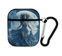 Custodia protettiva rigida per AirPods 1/2, motivo mitologia greca, per donne e uomini