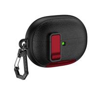 Custodia Protettiva Rigida per Auricolari Huawei FreeBuds Pro 5 con Supporto per Smartphone e Blocco, Custodia Anti-Graffio con Motivo Litchi, Cover Protettivo per Auricolari
