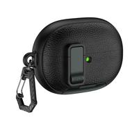 Custodia Protettiva Rigida per Auricolari Huawei FreeBuds Pro 5 con Supporto per Smartphone e Blocco, Custodia Anti-Graffio con Motivo Litchi, Cover Protettivo per Auricolari