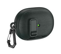 Custodia Protettiva Rigida per Auricolari Huawei FreeBuds Pro 5 con Supporto per Smartphone e Blocco, Custodia Anti-Graffio con Motivo Litchi, Cover Protettivo per Auricolari