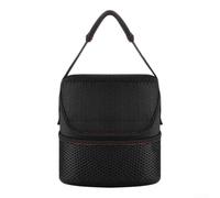 Custodia protettiva rigida per Bose per Soundlink Color 2, custodia per altoparlante in EVA con cerniera e manico, custodia da viaggio per cavi e caricabatterie, 17,5 x 16 x 2 cm
