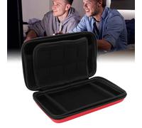 Custodia protettiva rigida per console di gioco 8 slot per giochi per 3DS XL rossa