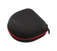 Custodia protettiva rigida per cuffie Sony WH-1000XM4 per jbl Tour One - Borsa da viaggio resistente agli urti con moschettone - Marrone 15,5 x 15 x 8 cm (Nero Rosso)
