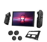 Custodia protettiva rigida per il monitor della console per Legion Go con copertura del bilanciere in silicone, accessori per la custodia del guscio protettivo del monitor per Legion Go (Nero)