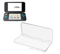 Custodia protettiva rigida trasparente per Nintendo 2DS XL/LL, custodia antiurto in policarbonato con ritagli precisi, custodia leggera antigraffio per accessori console