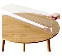 Custodia protettiva rotonda in PVC trasparente for desktop, 160 cm, resistente all'acqua, varie dimensioni, spessa(1mm,145 x 1 cm)