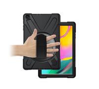 Custodia protettiva - SAMSUNG - Galaxy Tab A 10.1 2019 - Nera - Design rigido - Cinghie incluse