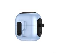 Custodia protettiva Secure Fit per Huawei FreeClip 2, supporta ricarica wireless e coperchio a rilascio automatico con modalità stand (blu nero)