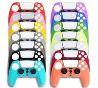 Custodia protettiva semplice ed elegante compatibile con il controller nero,rosso,giallo,verde,blu,Bianco,Bordeaux,Rosa,nero traslucido,Viola,colore arancione,grigio,giallo fluorescente,azzurroSilicon