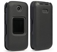 Custodia Protettiva Slim Con Texture A Griglia Per Alcatel Smartflip, Go Flip 3