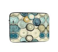 Custodia protettiva stampata a forma di vortice per computer portatile stampata adatta per viaggi e ufficio da 15 pollici