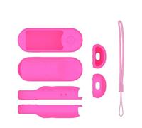 Custodia protettiva telecomando per VIZIO XRT281/XRT181 resistente agli urti, anti-caduta e antipolvere; custodia protettiva in silicone per telecomando TV (Rosso rosa scuro brillante)